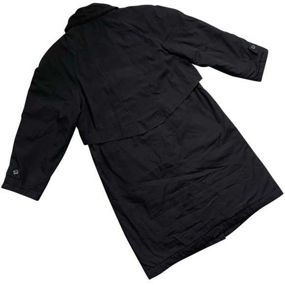 Sundazed (Germany) Drawstring Bermuda Collar Trench Coat Black : L - Picture 3 of 7